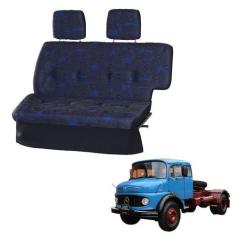 Imagem de Sofá Cama Caminhão Mercedes 1519 Azul - Pampa