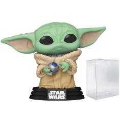 Imagem de Boneco de vinil pop Star Wars Book of Boba Fett Grogu com Beskar