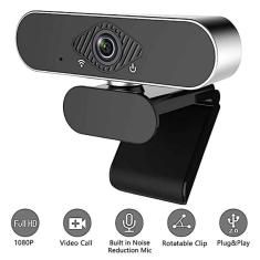 Imagem de Webcam com Microfone, 1080P Streaming de HD Webcam Câmara Web Do Computador
