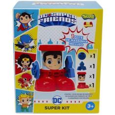 Imagem de Massinha De Modelar Dc Super Friends Super Kit Superman 2162 - Sunny