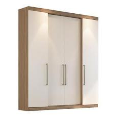 Imagem de Guarda Roupa  Herval Ph 1717 - Cor Nogueira + Off White - Sem Espelho