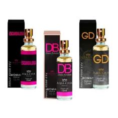 Imagem de Kit 3 Perfume Feminino Amakha Paris Db Escandalosa Gd 15Ml