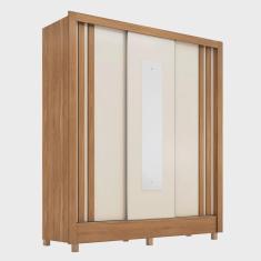 Imagem de Guarda Roupa 3 Portas Ravel Amendola Touch/Off White - Demóbile