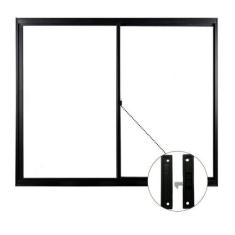 Imagem de Janela Vitro 2 Folhas (Sem Grade) Linha Pop- Esquadrias Novo Lar, Pret