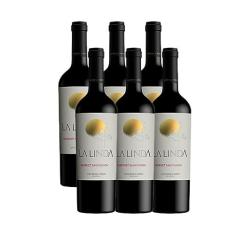 Imagem de Vinho Tinto La Linda Cabernet Sauv Argentino 750ml Kit 6 Und