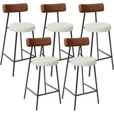 Imagem de BANQUETA BANCO GUATEMALA ESTILO INDUSTRIAL PRETO