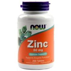 Imagem de Zinco 50mg 250 tablets Now Foods