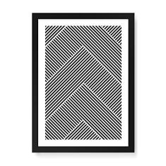 Imagem de Arte Maníacos Quadro Decorativo Optical Bordas - 23x16,25cm (Moldura caixa em laca )