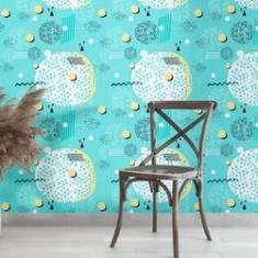 Imagem de Papel De Parede Adesivo Abstrato N013166 Rolo 0,58X3M