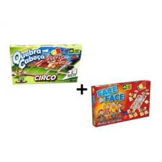Imagem de Kit Jogo Quebra Cabeça Circo + Face A Face - Iob
