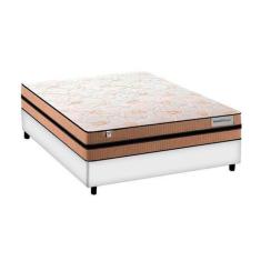 Imagem de Cama Box Casal E Colchão Smart Milano Plumatex Flat Pillow