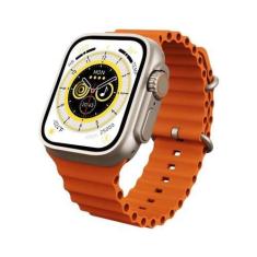 Imagem de Relógio Laranja Bluetooth Smartwatch HW8 Ultra Série 8 - microwear