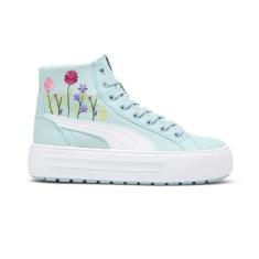 Imagem de PUMA Tênis feminino Kaia 2.0 Mid Floral Platform High Casual - Azul, Azul, 35