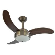 Imagem de Ventilador de Teto Infinity Max Fumê 3 Pás MDF Tb 110V+Controle 1007