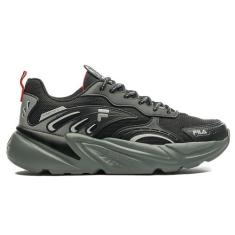 Imagem de Tenis Fila Street Fit 2 Masculino,Preto/Cinza/Vermelho,39