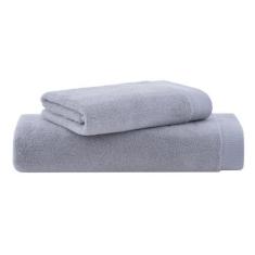 Imagem de Jogo de Toalhas Banho Rosto 2 Peças Buddemeyer Dual Air Cotton 100% Al