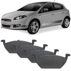 Imagem de Kit Pastilha Freio Fiat Bravo 1.4 2012 a 2016 Dianteira Syl