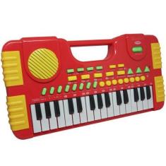 Imagem de Teclado Piano Infantil Musical Bebê 31 Teclas Com Som De Animais Diver