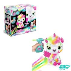 Imagem de Pelúcia Unicórnio Neon Para Pintar Airbrush Plush Fun