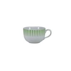 Imagem de Xícara Café com Pires 100 ml Porcelana Schmidt - Dec. Sol Verde