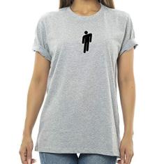 Imagem de Camiseta Feminina Billie Eilish Bonequinho 100% Algodão (, G)