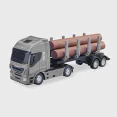 Imagem de Brinquedo Caminhão Tora Hi Way Iveco Cinza