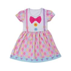 Imagem de Vestido Infantil Temático Fantasia Palhacinha