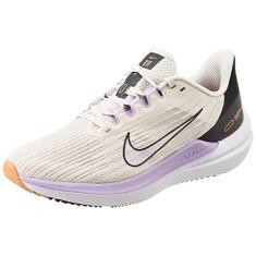 Imagem de Nike Tênis de corrida feminino Air Winflo 9, Lt Orewood Brn Branco Off Preto Lilás, 35