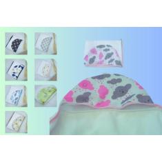 Imagem de Toalha de banho bebe   88cm x 75cm toalha de fralda com capuz hipoaler