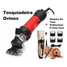 Imagem de Tosquiadeira Ovinos Equinos Carneiro Ovelha + Tosador Cortar Pelo Cães