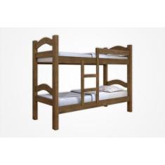 Imagem de Beliche / Cama Solteiro Abs 100% Mdf Em Eucalipto Estrado Reforçado Es