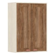 Imagem de Armário Aéreo De Cozinha 60 Cm 2 Portas 2 Prateleiras