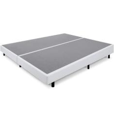 Imagem de Cama Box Queen Anti Refluxo Branco Inclinada 158x198cm BF Colchões