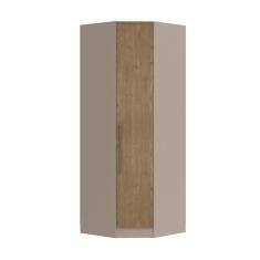 Imagem de Guarda Roupa Modulado Requinte De Canto Com 1 Porta - Duna Line/Macadâmia