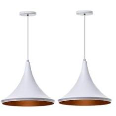 Imagem de Lustre Pendente Chapéu Chinês 33Cm  - Kit 2 Unidades