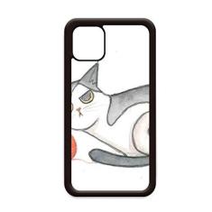 Imagem de Miaoji Pintura Aquarela Gato Fantoche para iPhone 12 Pro Max Capa para Apple Mini Mobile Case
