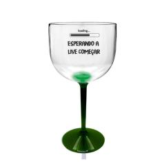 Imagem de 4 Taças Gin Com Base Verde Personalizadas Criativas Para Live