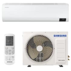Ar-Condicionado Split Hi Wall Samsung Wind Free Plus 9000 BTUs Quente/Frio Inverter AR09TSEABWK/AZ