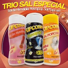 Imagem de Trio sal especial Popcorn. Flavapop, Sal do Himalaia, Sal Popcorn