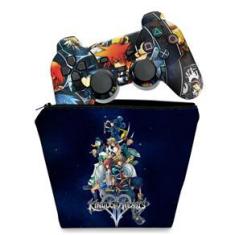 Imagem de Capa Case e Skin Adesivo PS2 Controle - Kingdom Hearts II 2