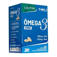 Imagem de Omega 3 Pró Lauton Óleo Peixe Epa/Dha 60Cáp