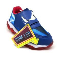 Imagem de Tenis Infantil Menino Calce Facil Luz Led Conforto Sonic - Pe Leve
