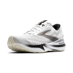 Imagem de Brooks Tênis de corrida feminino Adrenaline GTS 24 Supportive, Branco/preto/pelicano, 40