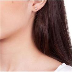 Imagem de Brinco Rommanel Banhado A Ouro Pérola 4 MM Infantil / Segundo Furo 524690