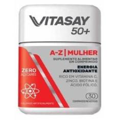Imagem de Oferta Vitasay 50 mais comprimidos mulher vitamina c/30 cabelos e unhas