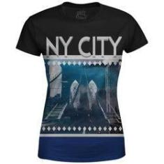 Imagem de Camiseta Baby Look Feminina New York Ny Md02