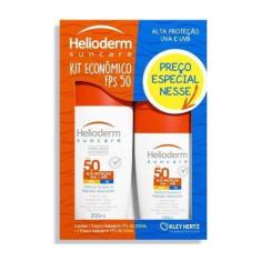 Imagem de Kit Protetor Solar Corporal Helioderm Suncare Fps 50 2 Unidades 200ml