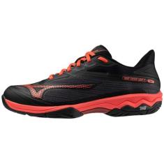 Imagem de Mizuno Tênis masculino Wave Exceed Light 2 Ac, Preto, vermelho radiante, 41