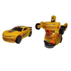 Imagem de Camaro Vira Robo Carrinho Transformers Com Som Luz Brinquedo - Import