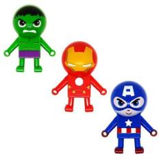 Imagem de Bonecos Vingadores Marvel Interativos - Hulk, Homem de Ferro e Capitão